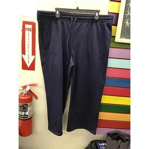 Belle beach kim gravel pull on drawstring crop pants size XL new from HSN